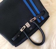 HERMES Birkin 25 限量 🐎拼色🌈最漂亮的😍 琉璃藍🦋拼🌲6O松柏綠