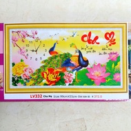 DIAMOND PAINTING OF PARENTS AND MOTHERS WATCHES (99 x 55cm) LV332