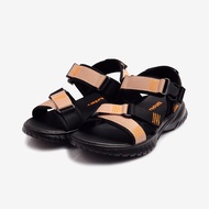 [HOÀN XU]  GIÀY SANDAL QUAI HẬU NAM BITIS CAO CẤP HUNTER DEMH00600 (ĐEN + KEM) - BITIS