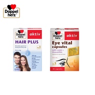 Doppelherz - HAIR PLUS + Eye Vital Capsules - Set of 2