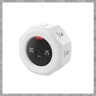 Multi-Hexagon Cube Timer 90-Minute Sensor Digital Timer with LED Screen 7 Set Time Management Tools 