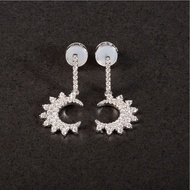 [Self-Operated] APM Monaco 2021 New Style Fashion Zircon Moon Earrings Earrings Girls Gifts