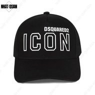 Mũ nón lưỡi trai DSQ2 ICON Outline Baseball Cap kaki đen logo ép nhiệt - Nhật Quân Asia nhatquanasia