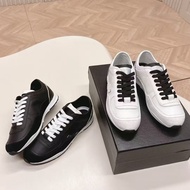 E8AV Grid Early Spring Panda Casual Shoes - Women's Genuine Leather Sneakers, White with Diamond Pri