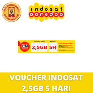 Voucher Indosat Freedom Internet 25GB 5Hari 24Jam All Jaringan / 5GB 5Hari / 1GB 2Hari Jabodetabek - Sukabumi - Karawang