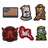 Outdoor Soft Rubber Tactical Military Patch 511 Armband Velcro 3D Rubber Bag Sticker Badge Commemora