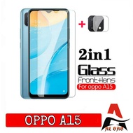 Tempered Glass OPPO A15 OPPO A15S Screen Protection/ Free Screen Camera Protection