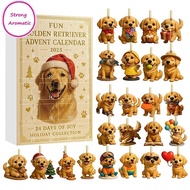 STRO Fun Golden Retriever Advent Calendar 2025,Pug Advent Calendar 2025,Christmas Calendar With 24 G