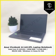 Asus Vivobook 14 A412FL Intel Core i5-10210U 20GB DDR4 RAM 512GB SSD MX250 2GB Graphic Refurbished Laptop Notebook