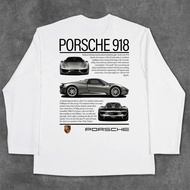 Porsche 918 Racing Long Sleeve T-Shirt, 911 Club Customized Cotton T-Shirt