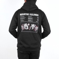 Dobujack hoodie negative feelings black/dobujack hoodie sweater