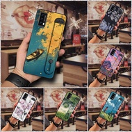 Dirt-resistant Kickstand Phone Case For Blackview A90 Painting Mobile case Phone Holder Plain color 