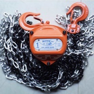 Palang Xích Kéo Tay Nitto 1 Tấn ( Xích dài 3 mét )