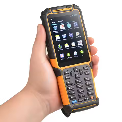 3.5 Inch Industrial IP64 Android Rugged Smartphone PDA 2D Barcode Scanner with Wifi Android 7.0 RFID