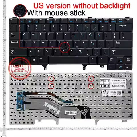 US/UK/JP/RU/BR laptop keyboard for DELL Latitude E6420 E5420 E5430 E6220 E6320 E6330 E6440 E6430/S E