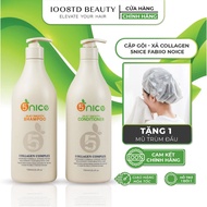 5NICE collagen keratin anti-dandruff shampoo and conditioner set for damaged hair for all hair types