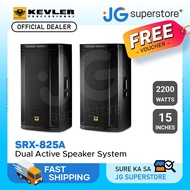 [CLEARANCE] KEVLER SRX-825A 15" 1200W Active Subwoofer Speaker (PAIR) Class D Amplifier 2 SpeakOn