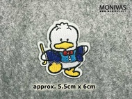 Pekkle Embroidery Iron On Patch DIY Sanrio Duck Decoration Applique