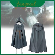 Costume Gandalf Cosplay With Belt And Hat For The Hobbit Fans Cosplayers And