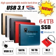 Portable High Speed External Solid State Drive 1TB 2TB 64TB SSD Mobile Storage Device 32GB 64GB 128G