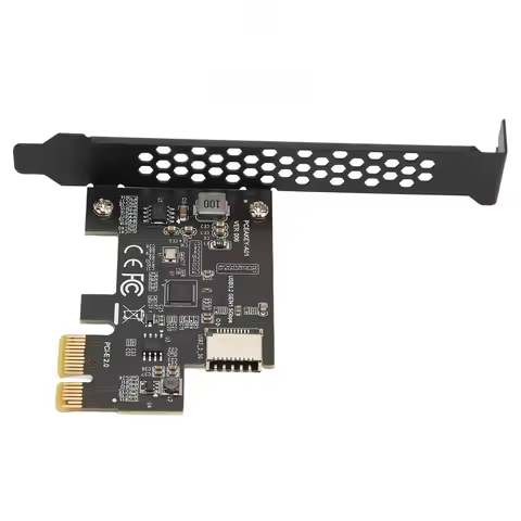 PCIE to USB 3.2 Expansion Card 5Gbps High Speed PCIE X1 to USB3.2 Gen1 TYPE E 20PIN Expansion Card F
