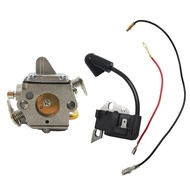 Carburetor Ignition Coil For Chainsaw MS170 MS180 MS170C MS180C Zama C1Q-S57A 1130 120 0603 124 0800