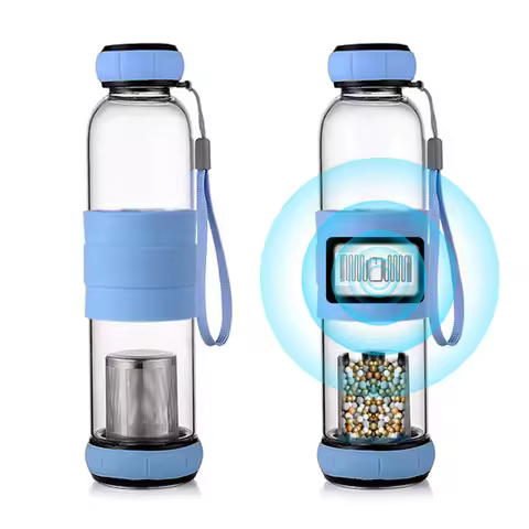 SOUDRON ph 9.5 Terahertz water gobelet alcalin alkaline water bottle Terahertz alkaline sport bottle