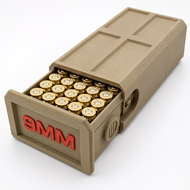 9Mm Pull-Out Ammunition Storage Box Tactical Style Desktop Bullet Organizer