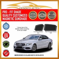 Mercedes E Class W213 2016-2021 ( Plastic Frame ) ( 4 / 5pcs ) Car Sunshade / Boot Tray