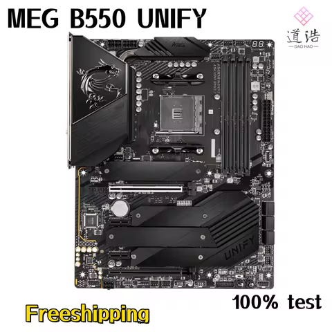 For MEG B550 UNIFY Motherboard 128GB M.2 HDMI Socket AM4 DDR4 ATX B550 Mainboard 100% Tested Fully W