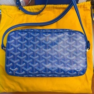 二手品 使用過三四次而已 狀況很好 GOYARD 相機包 CAP - VERT 日本購入