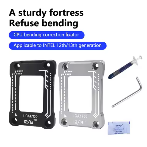 LGA1700 Socket CPU Frame Aluminum Alloy Contact Frames LGA 1700 Kit Heavy Duty Contact Frames CPU Be