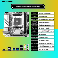 JGINYUE AMD B550 AM4 mini ITX Motherboard supports Ryzen R5 4000/5000 series processors DDR4 RAM PCI