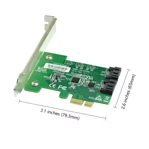 Factory Direct PCIEx1 to SATA2.0 PCLEX1 Support Raid0/1 2SATA Interface Computer Server RAID Card Ne