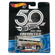 Hot Wheels Volkswagen T1 Drag Bus 50 Years Est. 1968 Favorites
