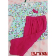 Baju budak perempuan murah / set baju budak perempuan 1 - 3 tahun / baju kanak2 perempuan / baju budak