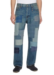 FDMTL CLASSIC FIT PATCHWORK DENIM