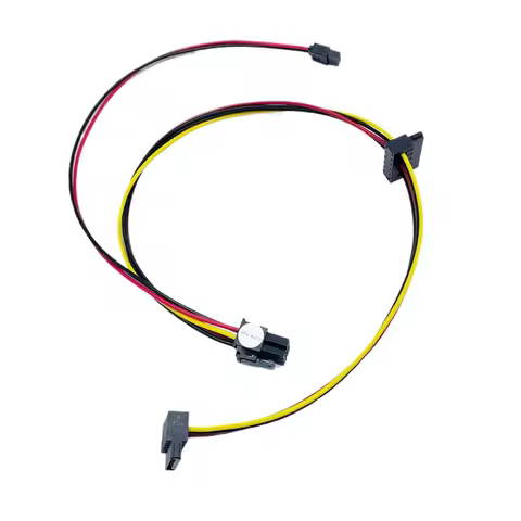 Motherboard 6Pin To Dual 15P SATA with 6p SATA HDD SSD DVD Hard Drive Power Cable for HP 600 800 400