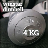 DUMBELL 4 KG WINSTAR DUMBLE DAMBEL BARBEL BARBLE DUMBELL