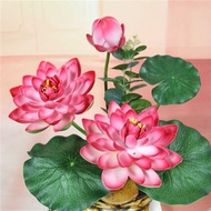 Simulation Lotus Set Living Room Study Restaurant Decoration Pollen Buddhist Hall Decoration Buddhis