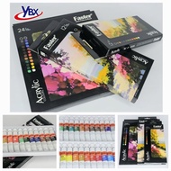 Faster Acrylic Colours 12/24 Tubes Oil Painting Oil Paint Acrylic Paint Acrylic Paint Acrylic Paint 