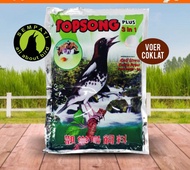 Topsong coklat atau kuning top song pur original kicau murai kacer pentet jalak