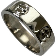 Pre-owned Cartier Love Ring, size 13, Classic, 18K White Gold, 7.0g, 53mm, 1996, Women's.