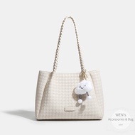 large-capacity commuter tote bag  versatile  fashionable sling bag women korean style cute handbag w