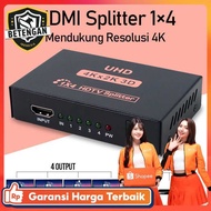 AIXXCO HDMI Splitter Adapter 1x4 Port 4K Resolution - PC-48