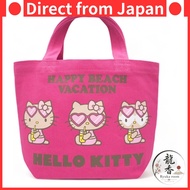【direct from japan】Sanrio Mini Tote Bag Hello Kitty Tanned Kitty Kitty Summer Lunch Bag Tote Bag Wal