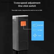 [Mni] LED Bicycle Front Light Type-C Rechargeable Bicycle Headlight Road Bike Headlamp Easy To Insta