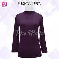 Manset Dalaman Kebaya Lengan Panjang Wanita Polos Bahan Spandek Balon Licin Daleman Perempuan Warna