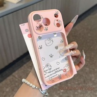 For IPhone 17 Air 16 15 14 13 12 11 Pro Max X XR XS Max 7 8 Plus Cute Kitty Cat Claw Print Love Larg