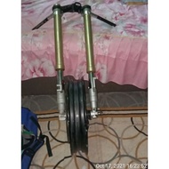 TZR 125 belgarda fork and wheels second
